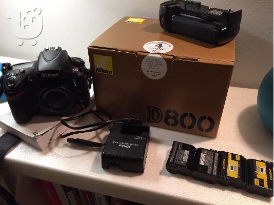PoulaTo: Ψηφιακή φωτογραφική μηχανή SLR Nikon D D800 - μαύρη (μόνο σώμα)
